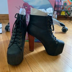 Jeffrey Campbell Lolita platform boots